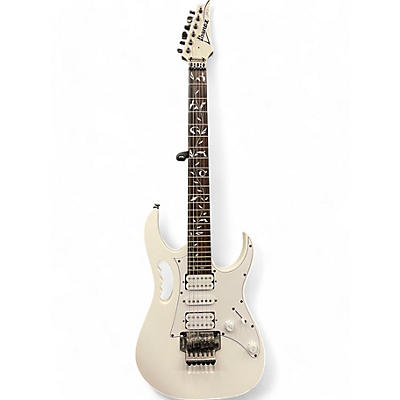 Used Ibanez JEMJR White Solid Body Electric Guitar