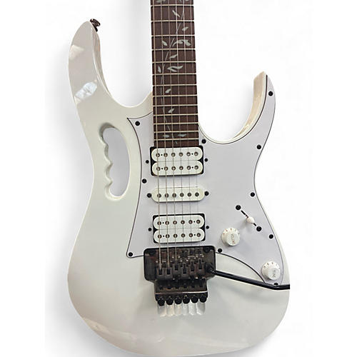Used Ibanez JEMJR White Solid Body Electric Guitar White