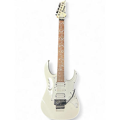 Used Ibanez JEMJR White Solid Body Electric Guitar
