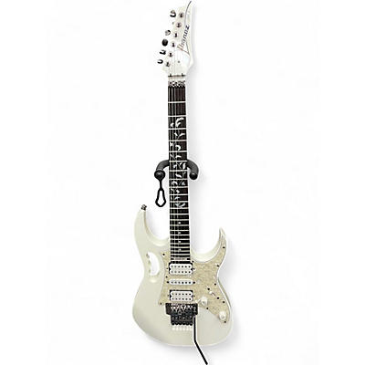 Used Ibanez JEMJR White Solid Body Electric Guitar