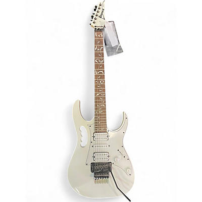 Used Ibanez JEMJR White Solid Body Electric Guitar