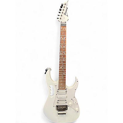 Used Ibanez JEMJR White Solid Body Electric Guitar