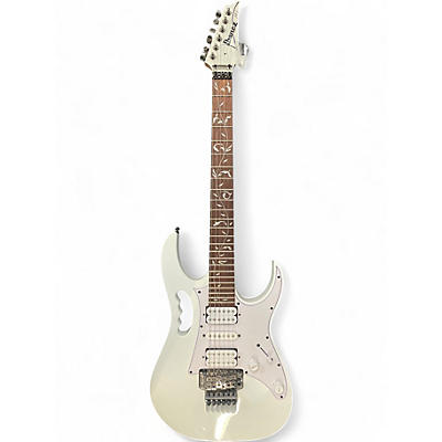 Used Ibanez JEMJR White Solid Body Electric Guitar