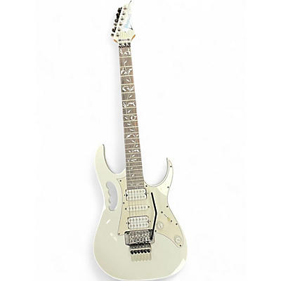 Used Ibanez JEMJR White Solid Body Electric Guitar