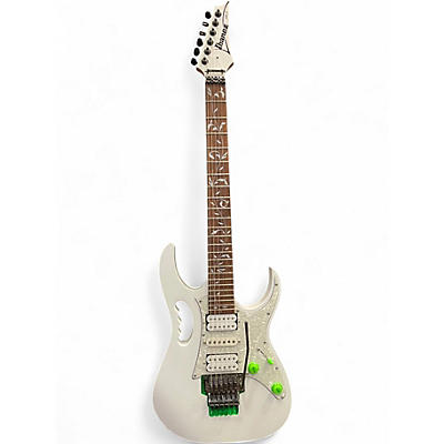 Used Ibanez JEMJR White Solid Body Electric Guitar