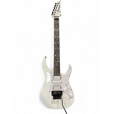 Used Ibanez JEMJR white Solid Body Electric Guitar