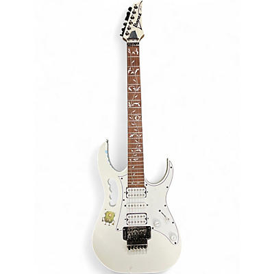 Used Ibanez JEMJR white Solid Body Electric Guitar