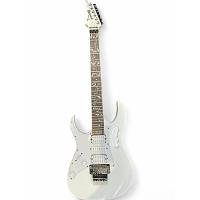 Used Ibanez JEMJRL Left Handed White Electric Guitar