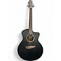 Used Ibanez JGM5  Black Acoustic Electric Guitar Black