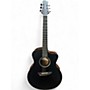 Used Ibanez JGM5BSN Black Acoustic Electric Guitar Black