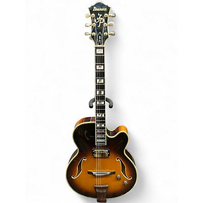 Used Ibanez JP 20 2 Color Sunburst Hollow Body Electric Guitar