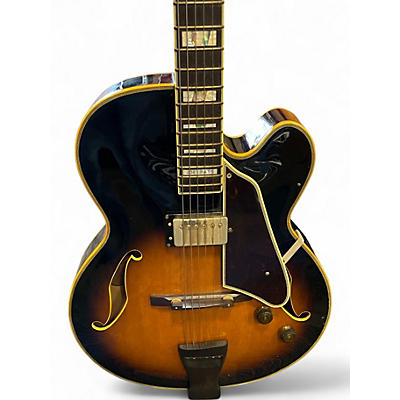 Used Ibanez JP20 Brown Sunburst Hollow Body Electric Guitar