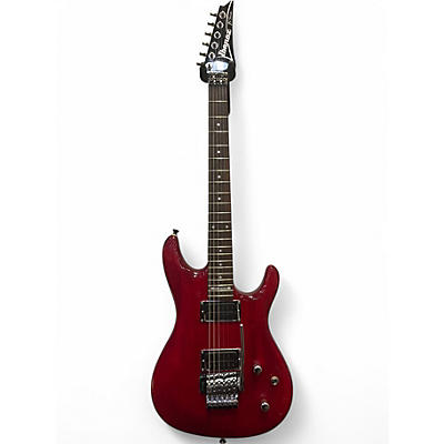 Used Ibanez JS100 Joe Satriani Signature ('94) Trans Red Solid Body Electric Guitar