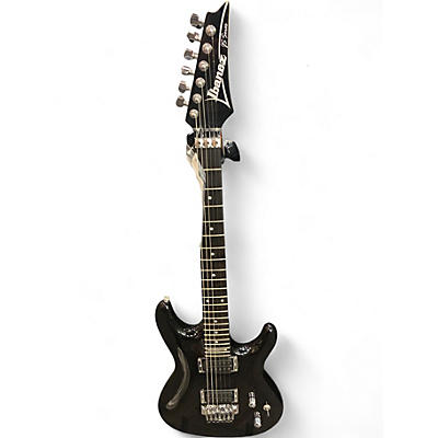 Used Ibanez JS100 Joe Satriani Signature Black Solid Body Electric Guitar