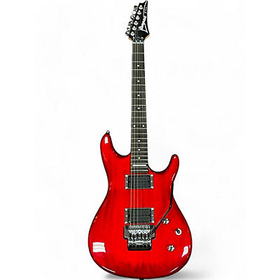 Ibanez Used Ibanez JS100 Joe Satriani Signature RED Solid Body Electric Guitar