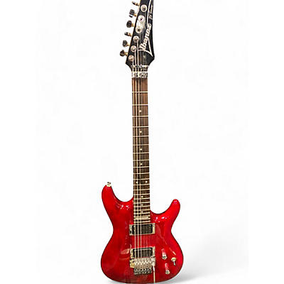 Used Ibanez JS100 Joe Satriani Signature Red Solid Body Electric Guitar
