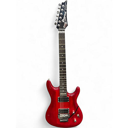 Used Ibanez JS100 Joe Satriani Signature Red Solid Body Electric Guitar Red