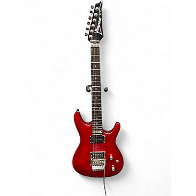 Used Ibanez JS100 Joe Satriani Signature Red Solid Body Electric Guitar