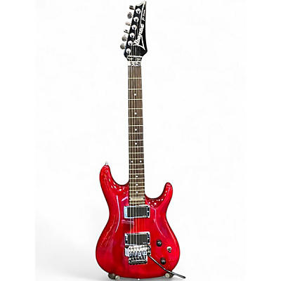 Used Ibanez JS100 Joe Satriani Signature TRANSPARENT RES Solid Body Electric Guitar