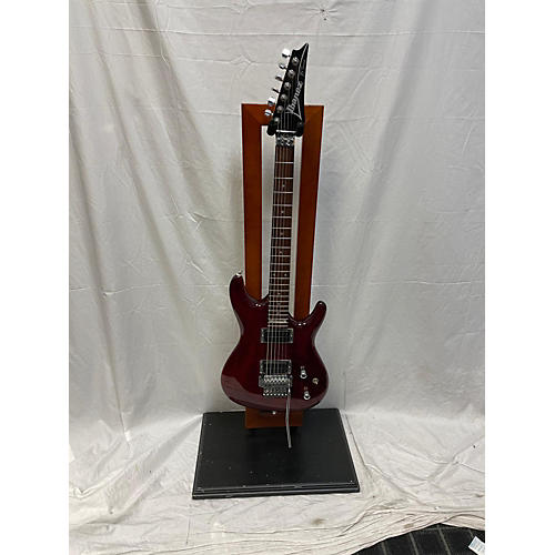 Ibanez Used Ibanez JS100 Joe Satriani Signature Trans Red Solid Body Electric Guitar Trans Red