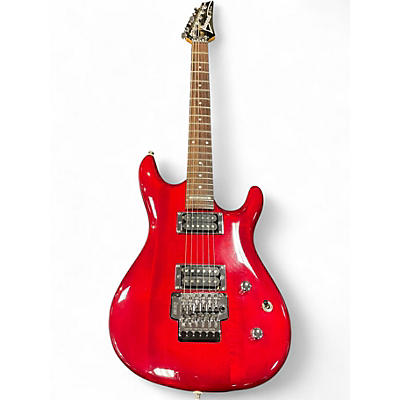 Used Ibanez JS100 Joe Satriani Signature red Solid Body Electric Guitar