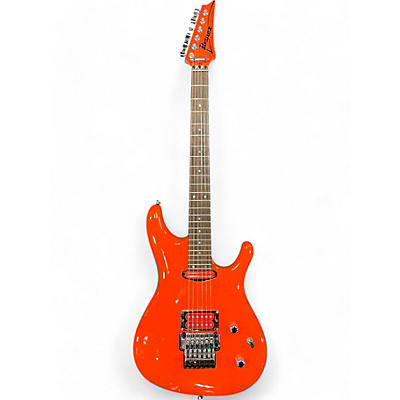 Ibanez Used Ibanez JS2410 Joe Satriani Signature Muscle Car Orange Solid Body Electric Guitar