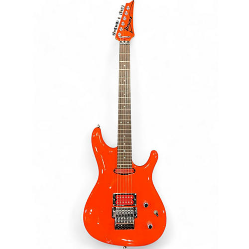 Ibanez Used Ibanez JS2410 Joe Satriani Signature Muscle Car Orange Solid Body Electric Guitar Muscle Car Orange