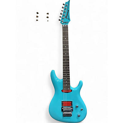 Used Ibanez JS2410 Joe Satriani Sky Blue Solid Body Electric Guitar