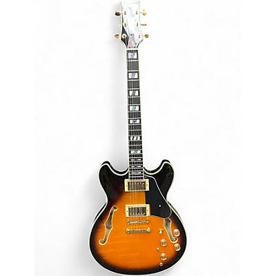 Used Ibanez JSM10 2 Color Sunburst Hollow Body Electric Guitar