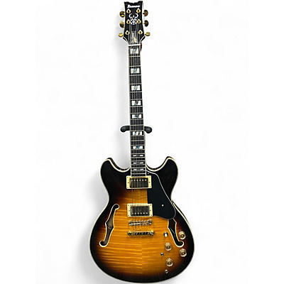 Used Ibanez JSM10 VINTAGE YELLOW SUNBURST Hollow Body Electric Guitar
