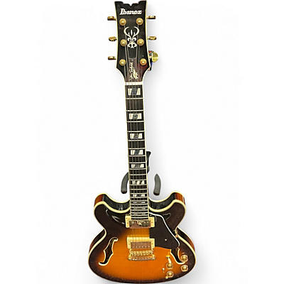 Used Ibanez JSM10-VYS JOHN SCOFIELD SIGNATURE VINTAGE YELLOW SUNBURST Hollow Body Electric Guitar