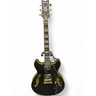 Used Ibanez JSM20 Black Hollow Body Electric Guitar