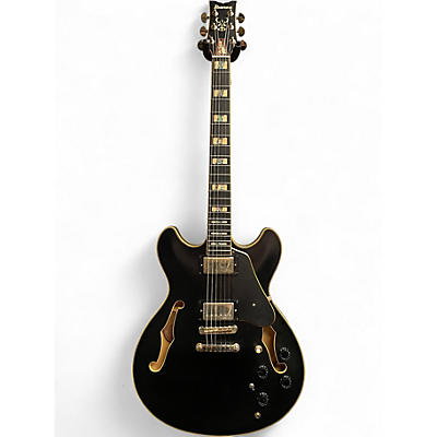 Used Ibanez JSM20 Black Hollow Body Electric Guitar