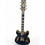 Used Ibanez JSM20 Black and Gold Hollow Body Electric Guitar Black and Gold