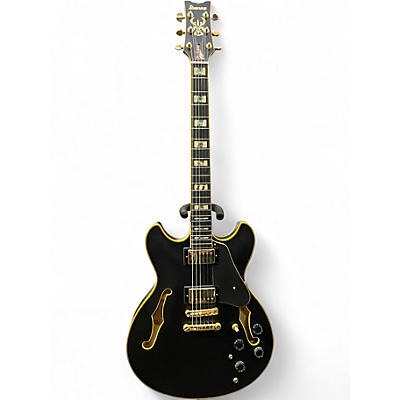 Used Ibanez JSM20 Black and Yellow Hollow Body Electric Guitar