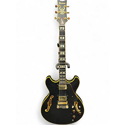 Used Ibanez JSM20BKL Black Hollow Body Electric Guitar