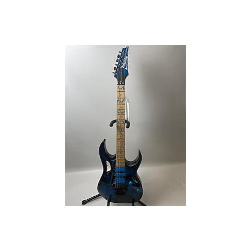 Ibanez Used Ibanez Jem 77P BFP Blue Flower Patern Solid Body Electric Guitar Blue Flower Patern