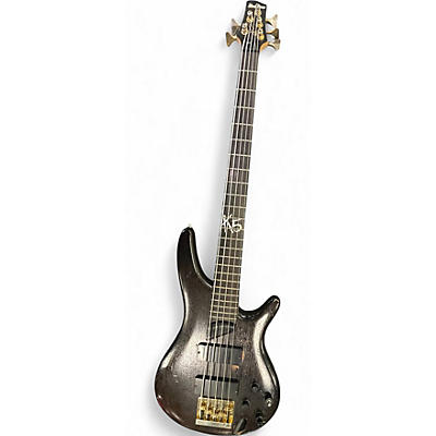 Used Ibanez K5 Fieldy Signature 5 String Walnut Electric Bass Guitar