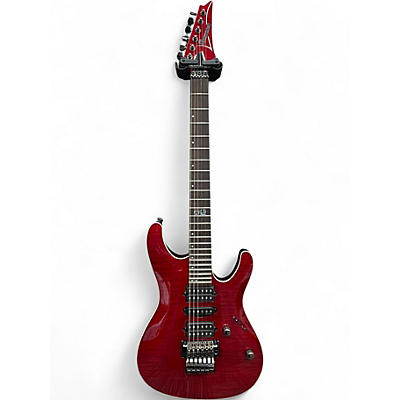 Used Ibanez KIKO100 KIKO LOUREIRO SIGNATURE MODEL Trans Red Solid Body Electric Guitar
