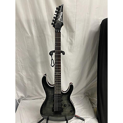 Used Ibanez KIKO10BP Trans Gray Burst Solid Body Electric Guitar