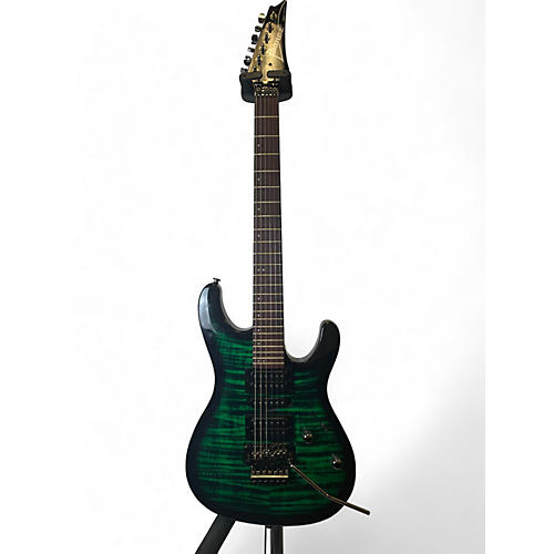 Ibanez Used Ibanez KIKOSP3 TRANS EMERALD BURST Solid Body Electric Guitar TRANS EMERALD BURST