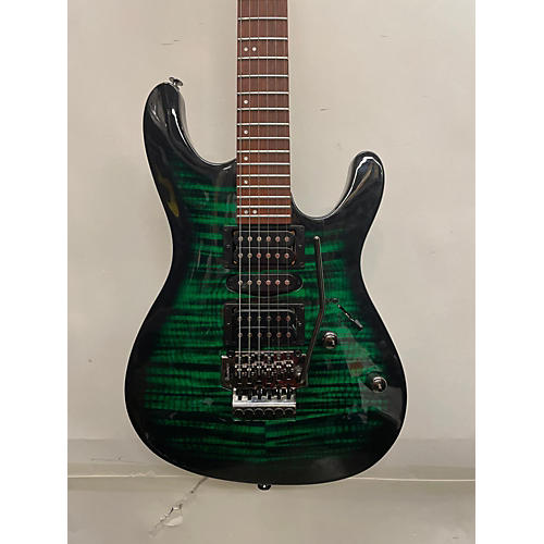 Ibanez Used Ibanez KikoSP3 Emerald Burst Solid Body Electric Guitar Emerald Burst