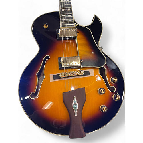 Used Ibanez LGB30 George Benson Signature 2 Color Sunburst Hollow Body Electric Guitar 2 Color Sunburst