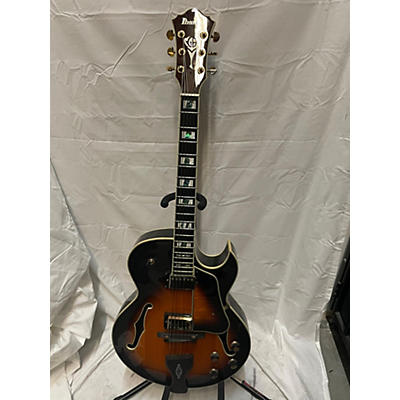 Ibanez Used Ibanez LGB30 George Benson Signature 2 Tone Sunburst Hollow Body Electric Guitar