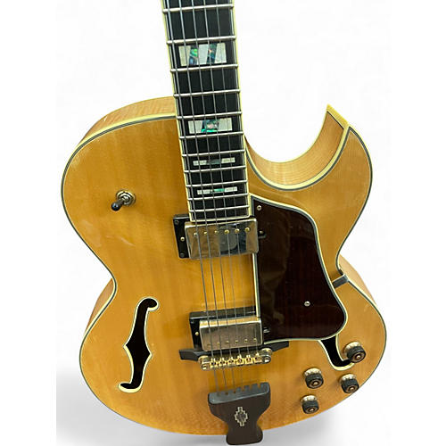 Used Ibanez LGB30 George Benson Signature Natural Hollow Body Electric Guitar Natural