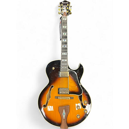 Used Ibanez LGB30 George Benson Signature Sunburst Hollow Body Electric Guitar Sunburst