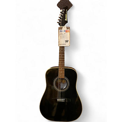 Used Ibanez LS300 Black Acoustic Guitar
