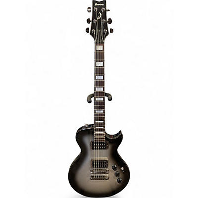 Used Ibanez Les Paul Style Silver Burst Solid Body Electric Guitar