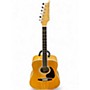 Used Ibanez Lonestar Maple Natural Acoustic Guitar Maple Natural
