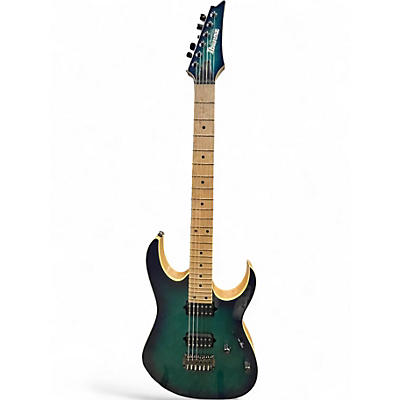 Used Ibanez MADE IN JAPAN PRESTIGE RG652AHMFX NEBULA GREEN BURST Solid Body Electric Guitar